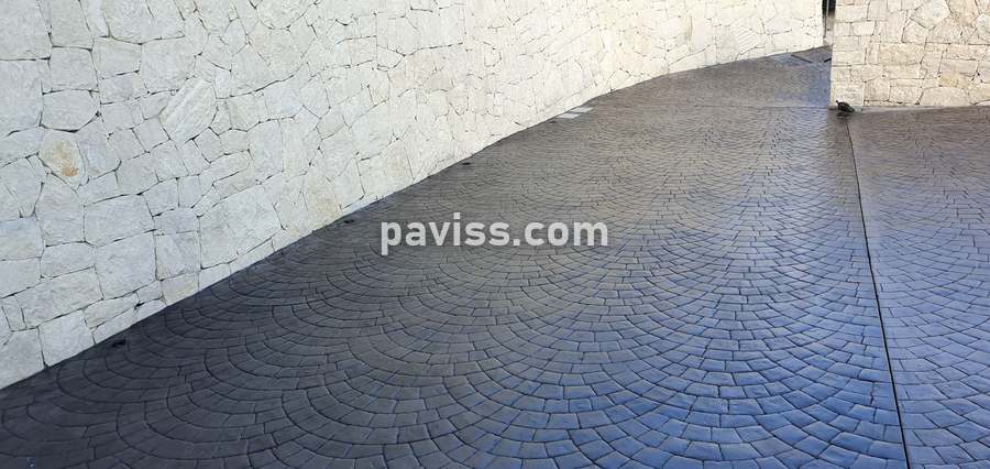 Molde Abanico para hormigón impreso - PAVISS