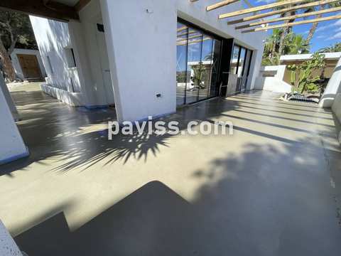 Obra de pavimento de hormigón realizada por PAVISS