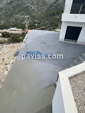 Obra de pavimento de hormigón realizada por PAVISS