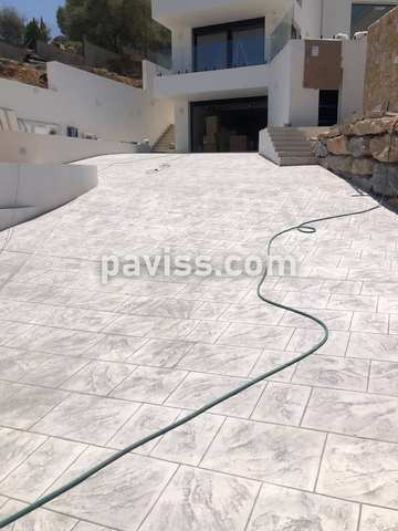 Obra de pavimento de hormigón realizada por PAVISS