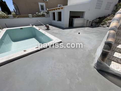 Obra de pavimento de hormigón realizada por PAVISS