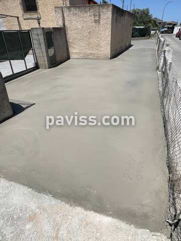 Obra de pavimento de hormigón realizada por PAVISS