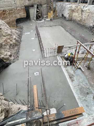 Obra de pavimento de hormigón realizada por PAVISS