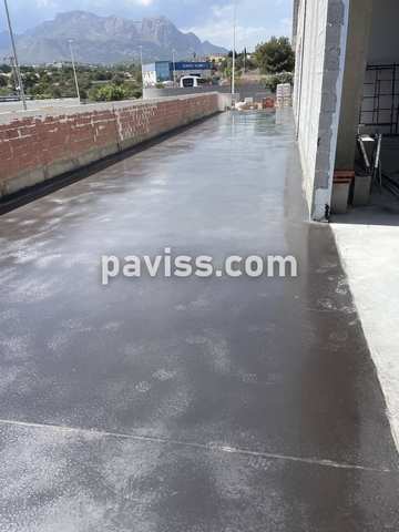 Obra de pavimento de hormigón realizada por PAVISS