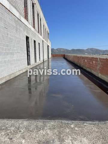 Obra de pavimento de hormigón realizada por PAVISS