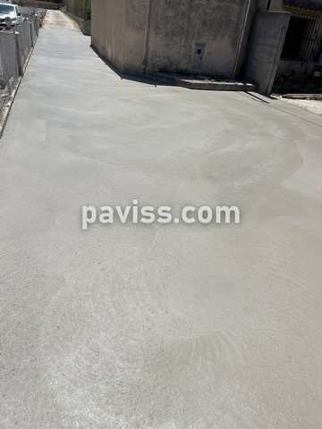 Obra de pavimento de hormigón realizada por PAVISS