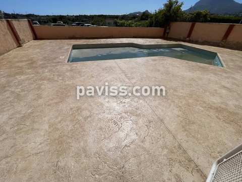 Obra de pavimento de hormigón realizada por PAVISS