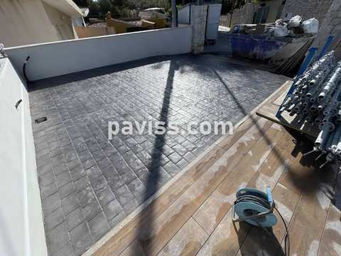 Obra de pavimento de hormigón realizada por PAVISS