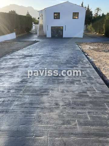 Obra de pavimento de hormigón realizada por PAVISS