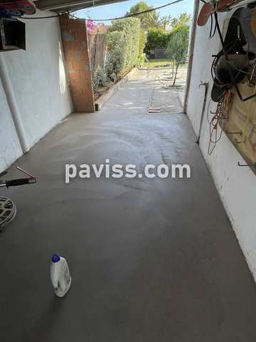 Obra de pavimento de hormigón realizada por PAVISS
