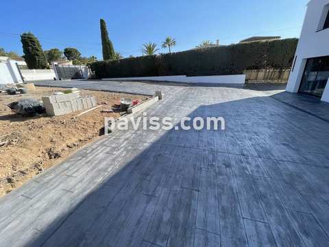 Obra de pavimento de hormigón realizada por PAVISS