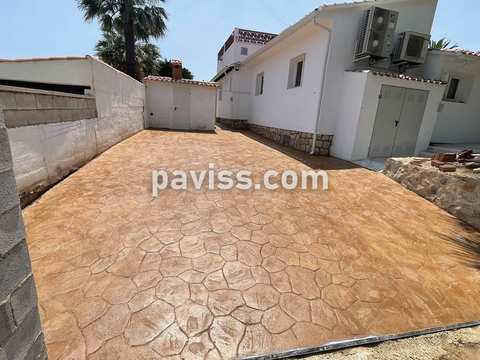 Obra de pavimento de hormigón realizada por PAVISS