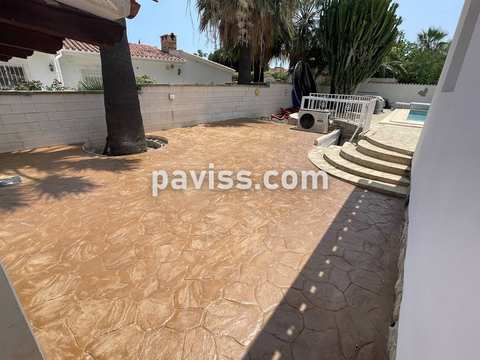 Obra de pavimento de hormigón realizada por PAVISS