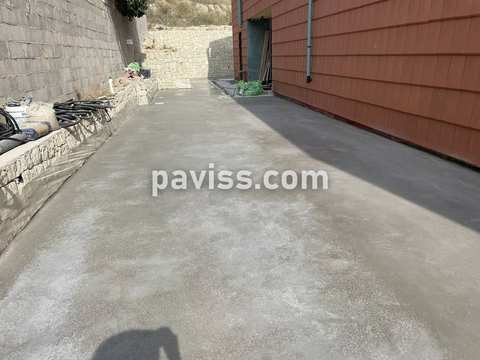 Obra de pavimento de hormigón realizada por PAVISS