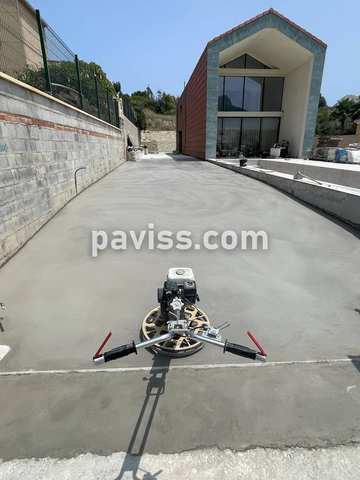 Obra de pavimento de hormigón realizada por PAVISS
