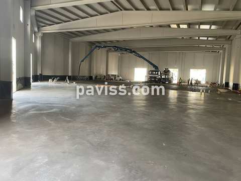 Obra de pavimento de hormigón realizada por PAVISS