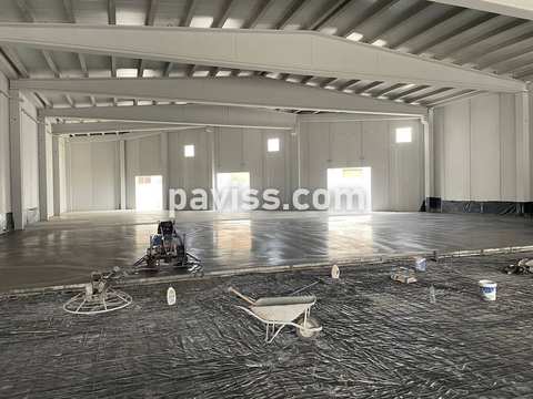 Obra de pavimento de hormigón realizada por PAVISS