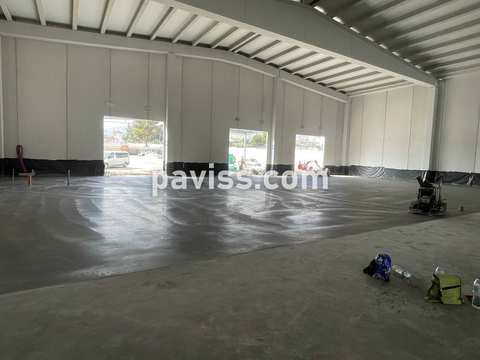 Obra de pavimento de hormigón realizada por PAVISS
