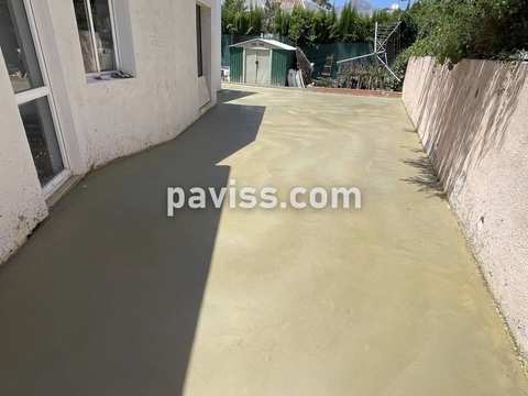 Obra de pavimento de hormigón realizada por PAVISS
