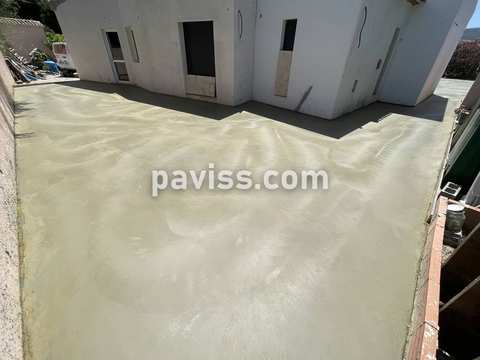 Obra de pavimento de hormigón realizada por PAVISS