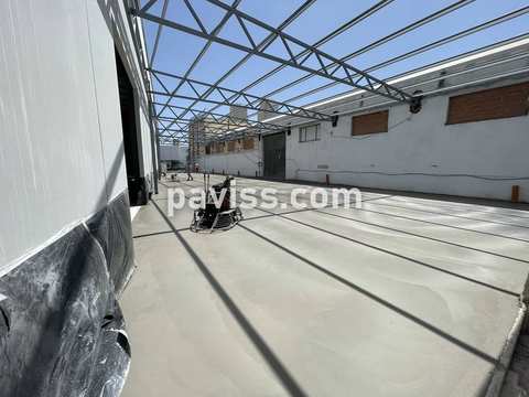 Obra de pavimento de hormigón realizada por PAVISS