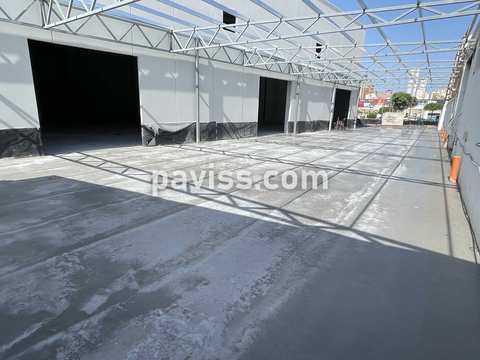 Obra de pavimento de hormigón realizada por PAVISS