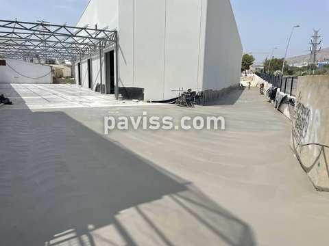 Obra de pavimento de hormigón realizada por PAVISS