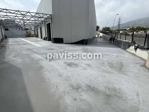 Obra de pavimento de hormigón realizada por PAVISS