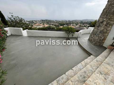 Obra de pavimento de hormigón realizada por PAVISS