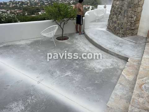 Obra de pavimento de hormigón realizada por PAVISS