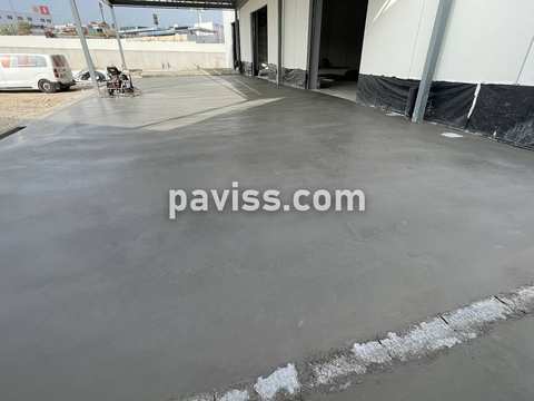 Obra de pavimento de hormigón realizada por PAVISS