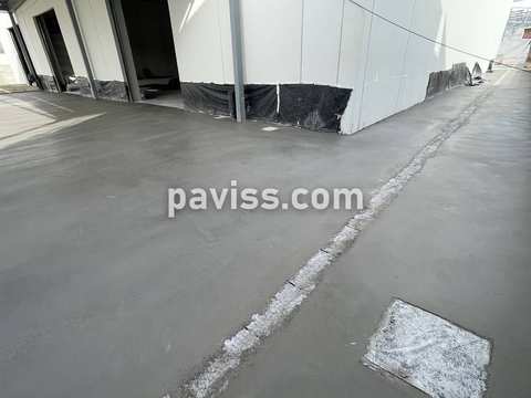 Obra de pavimento de hormigón realizada por PAVISS