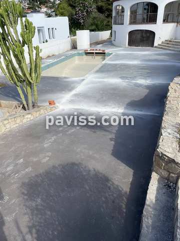 Obra de pavimento de hormigón realizada por PAVISS
