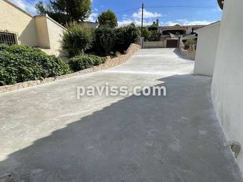 Obra de pavimento de hormigón realizada por PAVISS