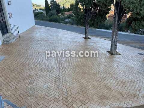 Obra de pavimento de hormigón realizada por PAVISS