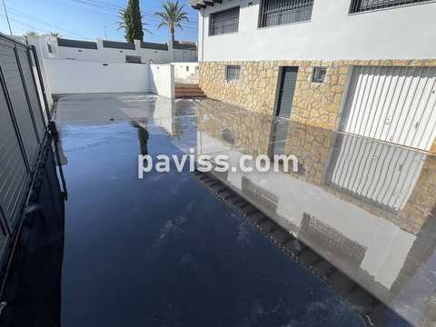 Obra de pavimento de hormigón realizada por PAVISS