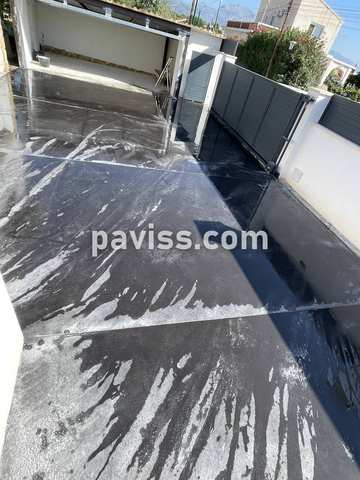 Obra de pavimento de hormigón realizada por PAVISS