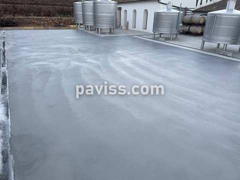 Obra de pavimento de hormigón realizada por PAVISS