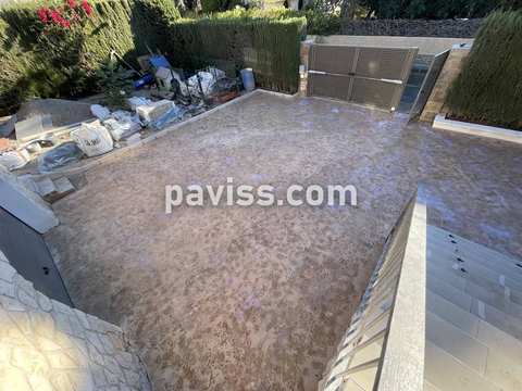 Obra de pavimento de hormigón realizada por PAVISS