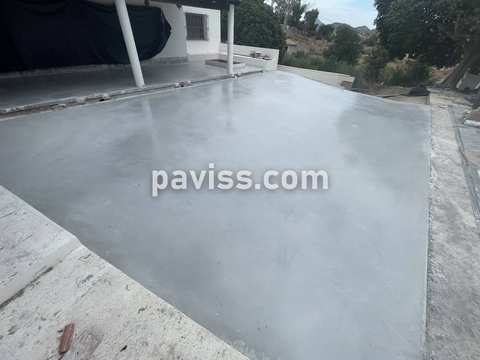 Obra de pavimento de hormigón realizada por PAVISS