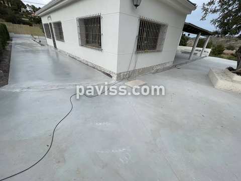 Obra de pavimento de hormigón realizada por PAVISS