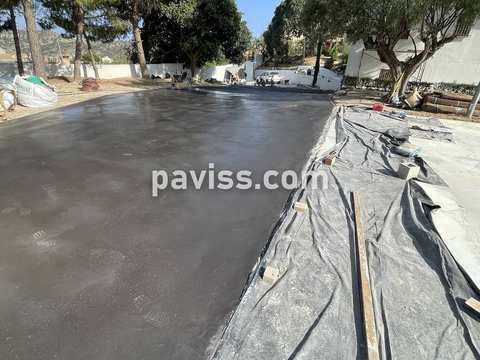 Obra de pavimento de hormigón realizada por PAVISS