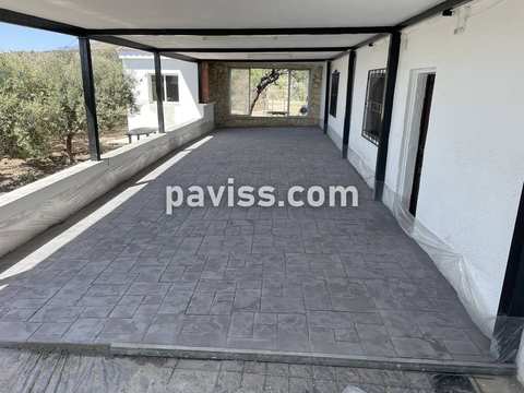 Obra de pavimento de hormigón realizada por PAVISS