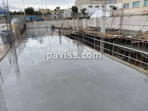 Obra de pavimento de hormigón realizada por PAVISS