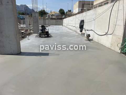 Obra de pavimento de hormigón realizada por PAVISS