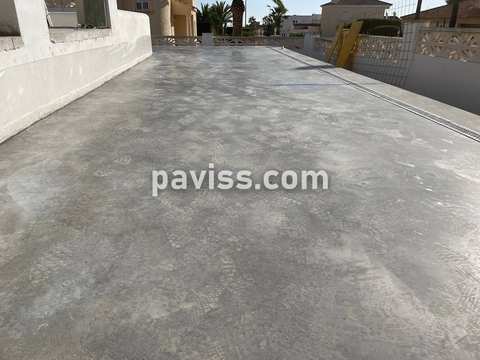 Obra de pavimento de hormigón realizada por PAVISS