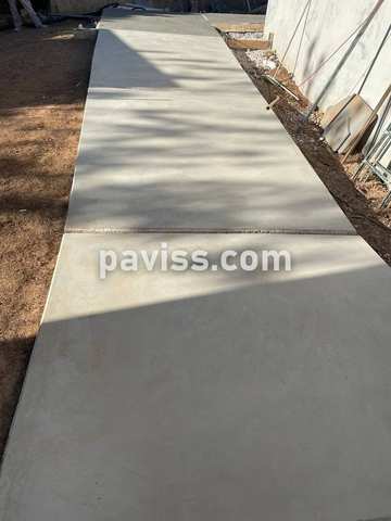 Obra de pavimento de hormigón realizada por PAVISS