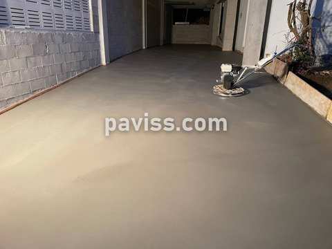 Obra de pavimento de hormigón realizada por PAVISS