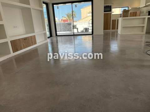 Obra de pavimento de hormigón realizada por PAVISS