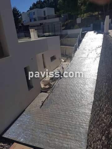 Obra de pavimento de hormigón realizada por PAVISS